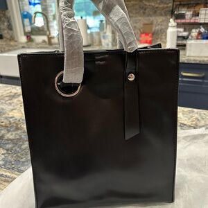 Elegant Black Tote Bag